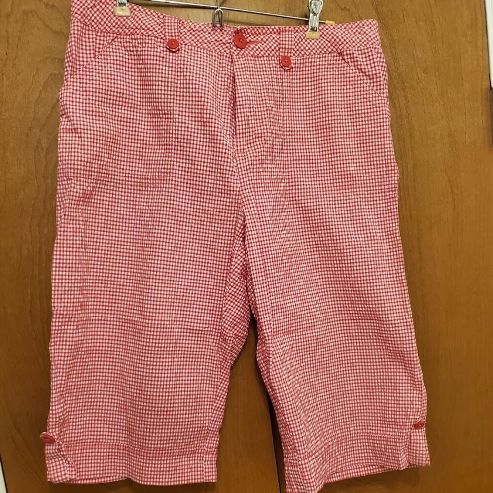 Christopher & Banks Checkered Capris